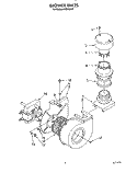 BLOWER Diagram and Parts List for KPDI620T2  KitchenAid Dishwasher
