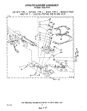 694670 BURNER Diagram and Parts List for LG9681XWW0  Whirlpool Dryer