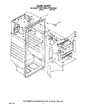 LINER Diagram and Parts List for TT18CKXXN00  Whirlpool Refrigerator