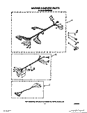 WIRING HARNESS Diagram and Parts List for BES450WB0  Roper Range