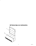 OPTIONAL WALL CAP ACCESSORIES Diagram and Parts List for KGCM860TBC1  KitchenAid Cooktop