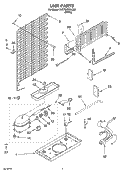 UNIT PARTS Diagram and Parts List for 5VET6WPKLQ04  Whirlpool Refrigerator