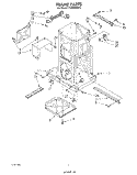 FRAME Diagram and Parts List for TU4000XRP2  Whirlpool Trash Compactor