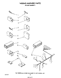 WIRING HARNESS Diagram and Parts List for DU3040XP2  Whirlpool Dishwasher