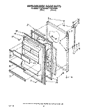 REFRIGERATOR DOOR, LIT/OPTIONAL Diagram and Parts List for TT18CKXXN00  Whirlpool Refrigerator