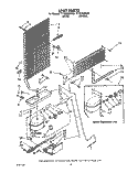 UNIT Diagram and Parts List for TT18CKXXN00  Whirlpool Refrigerator