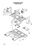 VENTILATION PARTS Diagram and Parts List for KHMC107YAL0  KitchenAid Microwave