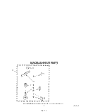 MISCELLANEOUS Diagram and Parts List for LA5430XTN0  Whirlpool Washer