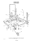 FRAME , LITERATURE AND OPTIONAL Diagram and Parts List for DU1800XP3  Whirlpool Dishwasher