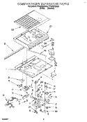 COMPARTMENT SEPARATOR Diagram and Parts List for ET22DQRBW02  Whirlpool Refrigerator