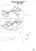 WIRING HARNESS, LIT/OPTIONAL Diagram and Parts List for FEP314BL0  Roper Range