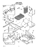 UNIT Diagram and Parts List for 6ED22RQXWW00  Whirlpool Refrigerator