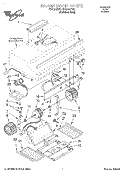 SECTION Diagram and Parts List for RH8336XDS1  Whirlpool Range Hood