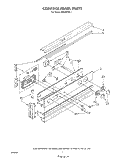CONTROL PANEL Diagram and Parts List for RB220PXV1  Whirlpool Wall Oven