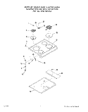 POWER LOCK Diagram and Parts List for 2763W0A  Roper Range
