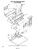 SECTION Diagram and Parts List for LE5700XKW1  Whirlpool Dryer