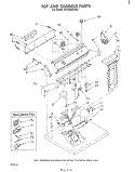 TOP AND CONSOLE , LITERATURE AND OPTIONAL Diagram and Parts List for LG7806XPW0  Whirlpool Dryer