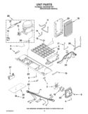 UNIT PARTS Diagram and Parts List for GSC25C4EYY01  Whirlpool Refrigerator