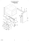 CHASSIS, OPTIONAL Diagram and Parts List for KDRP407HSS0  KitchenAid Range