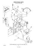 REAR PANEL Diagram and Parts List for CA2751XSW2  Whirlpool Washer