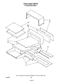 VENT BOX Diagram and Parts List for KGBS145SBL0  KitchenAid Wall Oven