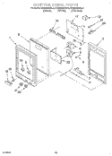 CONTROL PANEL Diagram and Parts List for KEMS306XBL4  KitchenAid Wall Oven