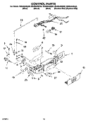 CONTROL PARTS Diagram and Parts List for GS2SHAXMS00  Whirlpool Refrigerator