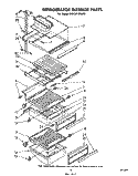 REFRIGERATOR INTERIOR , LIT/OPTIONAL Diagram and Parts List for EHD261SSWR1  Whirlpool Refrigerator