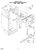 LINER Diagram and Parts List for ET22DQRDN01  Whirlpool Refrigerator