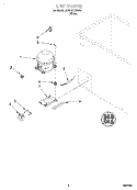 SECTION Diagram and Parts List for EH150FXGW06  Whirlpool Freezer