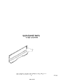 BACKGUARD Diagram and Parts List for SF300PEPW0  Whirlpool Range