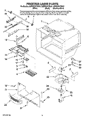 FREEZER LINER PARTS Diagram and Parts List for KBRS22KTSS01  KitchenAid Refrigerator