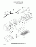 ICEMAKER PARTS Diagram and Parts List for 7GI5FSAXVY2  Whirlpool Refrigerator