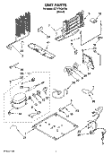UNIT PARTS Diagram and Parts List for 8ET1FTKXKT06  Whirlpool Refrigerator