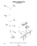 WIRING HARNESS Diagram and Parts List for DU9400XT0  Whirlpool Dishwasher