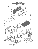 UNIT Diagram and Parts List for ET20RKYYW10  Whirlpool Refrigerator