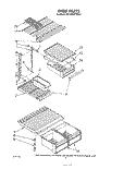 SHELF Diagram and Parts List for ET18EKXPWR3  Whirlpool Refrigerator