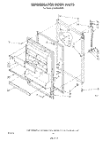 REFRIGERATOR DOOR , NOT ILLUSTRATED Diagram and Parts List for ET14EKXRWR1  Whirlpool Refrigerator