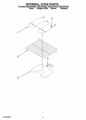 INTERNAL OVEN PARTS Diagram and Parts List for RBS275PRB02  Whirlpool Wall Oven