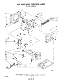 AIRFLOW AND CONTROL Diagram and Parts List for AC0752XM3  Whirlpool Air Conditioner