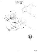 SECTION Diagram and Parts List for EH050FXGW02  Whirlpool Freezer
