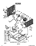 UNIT, LIT/OPTIONAL Diagram and Parts List for AC2104XT1  Whirlpool Air Conditioner