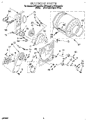 SECTION Diagram and Parts List for REX6646AL2  Roper Dryer