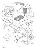 UNIT Diagram and Parts List for 6GD25DCXHS00  Whirlpool Refrigerator
