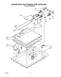 BURNER BOX, GAS VALVES, AND SWITCHES Diagram and Parts List for SC8630EWW0  Whirlpool Cooktop