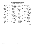 WIRING HARNESS Diagram and Parts List for LSC9245BQ0  Whirlpool Washer