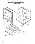 MICROWAVE COMPARTMENT Diagram and Parts List for RM778PXXB0  Whirlpool Microwave Oven Combo