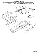 CONTROL PARTS Diagram and Parts List for KSRL25FTST00  KitchenAid Refrigerator