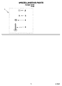 MISCELLANEOUS  PARTS, OPTIONAL PARTS (NOT INCLUDED) Diagram and Parts List for IJ41001  Inglis Washer