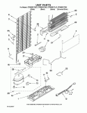 UNIT PARTS Diagram and Parts List for ET0MSRXTD02  Whirlpool Refrigerator